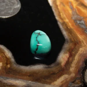 7.2ct. High grade Emerald Valley Blue turquoise cabochon, Hand cut gemstone, freeform gemstone, jewelry making supplies, gems for jewelers